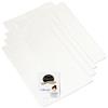 Adsamm® / 5 x fogli di feltro autoadesivo/Bianco / 200x300 mm/Rettangolare/piedini per mobili in feltro da 3.5 mm di spessore/pad protettivo per mobili e arredi