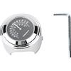 OUKENS Termometro da manubrio per moto, accessori per la temperatura di montaggio 22-25 mm impermeabile(Nero)