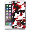 Head Case Designs Licenza Ufficiale AC Milan Camouflage Modelli Cresta Custodia Cover Dura per Parte Posteriore Compatibile con Apple iPhone 6 / iPhone 6s