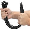 XINGO 16 inch Black Zip Ties Heavy Duty 100 PCS, 175 LBS Ultra Strong Plastic Wire Ties, Large Cable Ties Extra Long Tie Wraps, Indoor and Outdoor UV Resistant