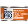 Monopro lo specialista Cat Adult Mousse Grain Free 85 gr - Anatra Monoproteico crocchette cani Cibo umido per gatti