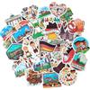 TARIFA UNITED Germania adesivi bambini adesivi decorativi moto bici agenda casco scrapbooking valigia adesivo viaggi stickers computer La Germania sticker