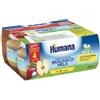 Humana Omogeneizzato Mela Bio 4x100g 4 Mesi+ Humana