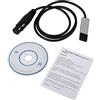Wincal Adattatore, da mini USB a interfaccia DMX Controller Adattatore DMX512 Controller per luci da palco per computer Dimmer