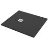 BAGNOEXPERT Piatto doccia 100x110 Marmo Resina Slim H2,8 Ardesia Effetto Grafite Opaco - Cod. Articolo: BPMARFSTON1011