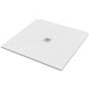 BAGNOEXPERT Piatto doccia 100x110 Marmo Resina Slim H2,8 Ardesia Effetto Bianco Opaco - Cod. Articolo: BPMAROSTON1011