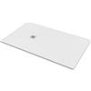 BAGNOEXPERT Piatto doccia 100x150 Marmo Resina Slim H2,8 Ardesia Effetto Bianco Opaco - Cod. Articolo: BPMAROSTON1015