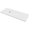 BAGNOEXPERT Piatto doccia 70x190 Marmo Resina Slim H2,8 Ardesia Effetto Bianco Opaco - Cod. Articolo: BPMAROSTON7019