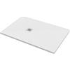 BAGNOEXPERT Piatto doccia 75x120 Marmo Resina Slim H2,8 Ardesia Effetto Bianco Opaco - Cod. Articolo: BPMAROSTON7512