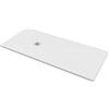 BAGNOEXPERT Piatto doccia 80x200 Marmo Resina Slim H2,8 Ardesia Effetto Bianco Opaco - Cod. Articolo: BPMAROSTON8020