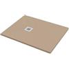 BAGNOEXPERT Piatto doccia 80x90 Marmo Resina Slim H2,8 Ardesia Effetto Sabbia Opaco - Cod. Articolo: BPMARSSTON8090