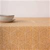 BL BELUM BELUM | Tovaglia antimacchia jacquard, dimensioni 100 x 155 cm, tovaglia antimacchia al tatto, extra morbida, colore oro, tovaglia in tessuto 70% cotone, 30% poliestere, modello 31990C