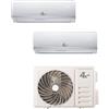 CLIMATIZZATORE DUAL 12+12 DC INVERTER GAS R-32 POMPA DI CALORE A++A+ WI FI READY WINTER DUAL 18