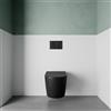 Parama Vaso sospeso in ceramica nero opaco con sedile soft-close | Vienna