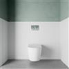 Parama Vaso sospeso in ceramica bianco opaco con sedile soft-close | Vienna