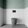 Parama Vaso sospeso in ceramica grigio opaco con sedile soft-close | Vienna