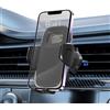 YISH Portatelefono da Automobile：360° Rotazione Reggi Telefono Auto, Portacellulare Auto Universale [Upgrated Clip e Silicone] Supporto Cellulare Auto per iPhone, Samsung, Google e Sony ecc