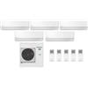 Panasonic CLIMATIZZATORE PANASONIC PENTA SPLIT R32 MULTI TZ 9+9+9+18+18 BTU CU-5Z90TBE A+++/A++ WI-FI