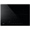 WHIRLPOOL Piano Cottura a Induzione Connesso, 77 cm, 4 Zone Cottura, Vetroceramica Nero - WFS7977CPNE