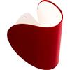 FontanaArte Io rosso lampada da parete