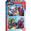 Educa - Puzzle Spider-Man | 2x48 pezzi Puzzle Set | Spiderman Marvel, Supereroi Bambini | dai 4 anni (18099)