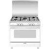 GLEM GAS S.P.A. Glem Cucina forno a Gas Un965vx bianco