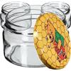KADAX Piccoli vasetti per conserve da 250 ml, con coperchio, ermetici da regalare, mini barattoli per miele e spezie (10 pezzi, Winnie the Pooh)