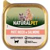 NaturalPet Cat Adult Patè Grain Free 100 gr - Salmone Cibo umido per gatti
