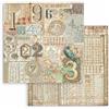 Carta Scrap Fortune numeri Stamperia