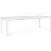 BIZZOTTO Tavolo Allungabile Kiplin 180-240×100 Bianco In Alluminio