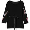 CHANEL Pre-Owned - Maglione Icon 2012 - Donna - cashmere/seta - Taglia unica - Nero
