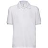FRUIT OF THE LOOM Polo 65/35 da Bambino a Manica Corta in Poliestere e Cotone FR634170