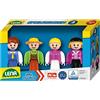 LENA - Set di 4 cellulari, confezione di accessori per la serie di veicoli TRUXX², statuette per interni ed esterni, per bambini dai 12 mesi in su, 04491