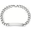 AMEN Bracciale uomo in acciaio con piastra