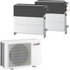 Mitsubishi Electric Condizionatore Dual a pavimento incasso Mitsubishi SFZ-M 9000+12000 BTU | MXZ-2F42VF4+SFZ-M25VA+SFZ-M35VA