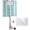 Pucciplast Pucci ECO Cassetta Scarico Incasso WC e Placca Linea Bianca