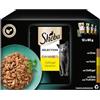 Sheba, alimento per Gatti, Salsa di pollame, Confezione da 4 Pezzi (4 x 12 x 85 g)