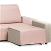 Martina Home Copri chaise longue imbottito Diamond, 200 cm, Salmone - Universale