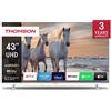 Thomson Smart TV 43" 4K UHD LED Android TV DVBT2/C/S2 Classe F Bianco 43UA5S13W THOMSON