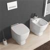 FRANKE Sanitari filo muro ceramica completi di sedile antiurto soft-close - Kumo