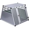 zooplus Exclusive Gabbia per cani AluRide - Tg. L: L 80 x P 92 x H 65 cm