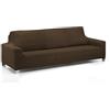 Martina Home - Copridivano Super Elastico multiadattabile Daytona 3 posti 3 posti Marrone