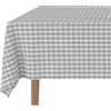 Martina Home - Vichy - Tovaglia confezionata in teflon - Grigio Chiaro - 140 x 140 cm