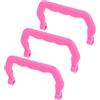 DOITOOL 10 Pezzi Maniglia Della Gabbia Maniglia Della Porta Dello Schermo Del Camper Gabbia Per Uccelli All'aperto Staccabile Plastica Rosa Sostituire Viaggiare Gabbia Per Uccelli