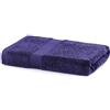 DecoKing Asciugamano da Bagno 70x140 cm Cotone Assorbente Viola Violetto Marina
