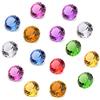 OMIGA 15 Pezzi Artificiale Diamante Cristallo Diamanti Colorati Trasparenti 20 MM Gemme Decorative con Scatola di Immagazzinaggio Trasparente Cristallo per Decorazioni Feste di Nozze Compleanno
