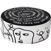 QEEBOO pouf ECLIPSE ETCHING Shantell Martin Collection - 46201EE