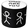 QEEBOO pouf WHO ARE YOU Shantell Martin Collection - 46203WH