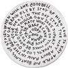 QEEBOO tappeto rotondo MORNING THOUGHTS Shantell Martin Collection - 42010RD-SW