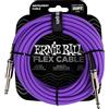 Ernie Ball Flex Cavo per strumenti, dritto / dritto, 6.1m, colore viola